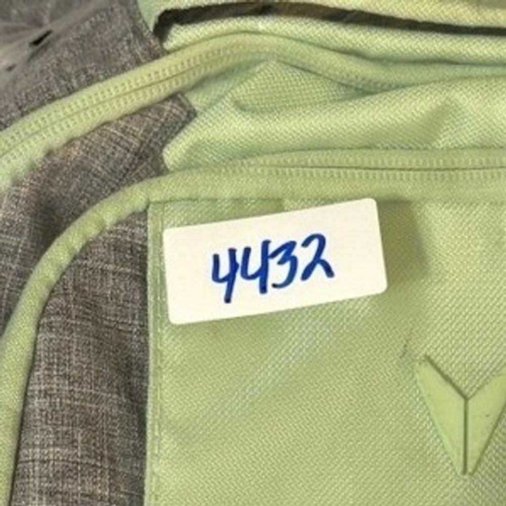 Bondka Backpack Lime Green‎ Gray Laptop Sleeve School Travel Commuter Bag - Picture 11 of 11